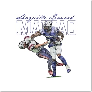 The Maniac Shaquille Leonard Posters and Art